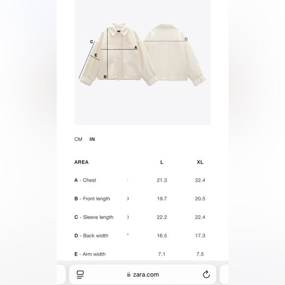 Zara JACKET WITH TEXTURED FLOWER DETAIL Size Extra Large XL - Picture 13 of 16